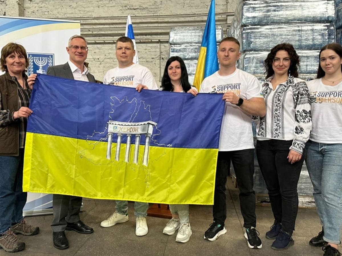 Посольство Израиля подвело итоги по гуманитарной и культурной помощи Украине за 5783 год от именно государства Израиль