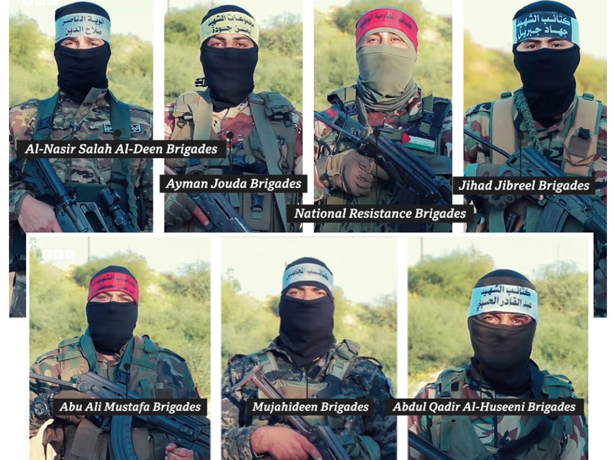 Новости Израиля BBC: от 5 до 10 вооруженных палестинских группировок присоединились к ХАМАСу в террористическом нападении на Израиль 7 октября