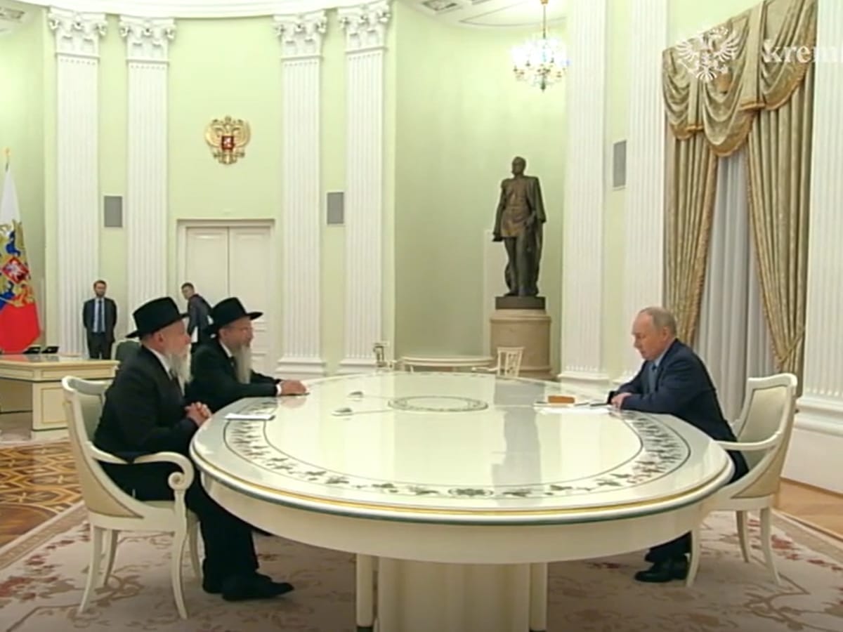 Встреча путина с главами еврейской общины России связана с предстоящими выборами, а не с реальным стремлением к решению проблемы заложников ХАМАС - мнение