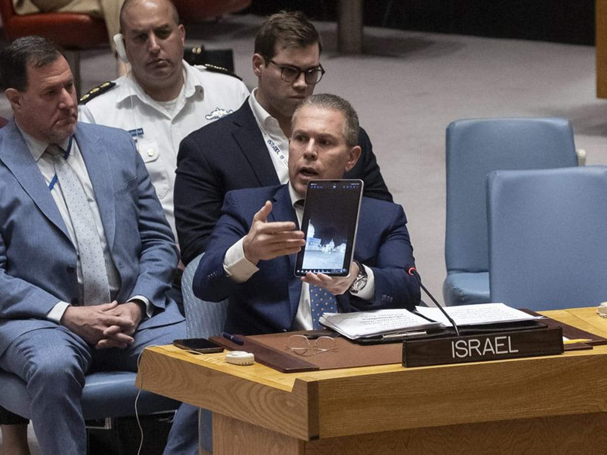 "Иран и Россия это угроза для мира": представитель Израиля в ООН призвал прислушаться к словам президента Украины Зеленского