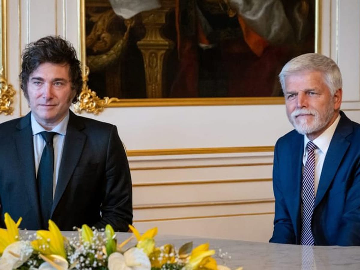 Президенты Чехии и Аргентины договорились поддерживать Украину и Израиль