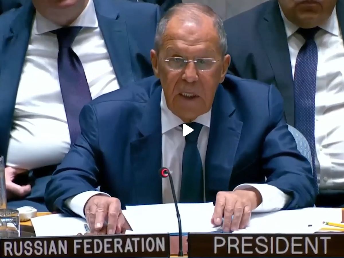 "США стали прямым соучастником конфликтов в Украине и на Ближнем Востоке" - лавров на СБ ООН по вопросу о войне в секторе Газы