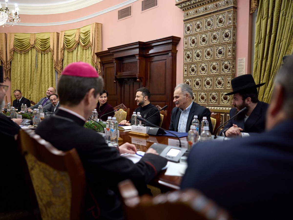 В канун Хануки и Рождества Президент Украины встретился с представителями Всеукраинского совета церквей и религиозных организаций