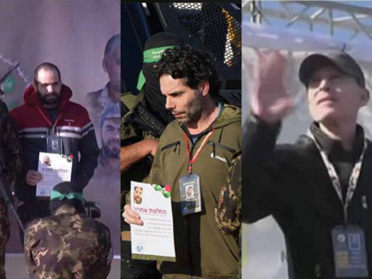 Офер Кальдерон, Ярден Бибас и Кит Сигель дома после 484 дней в плену. Для них кошмар закончился.