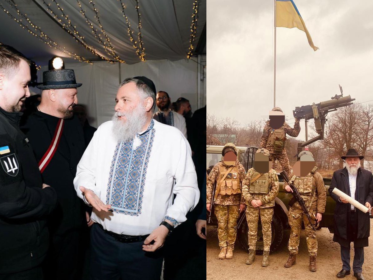 Евреям-солдатам Украины, освободившим Бучу и Ирпень, прочитали мегилу в честь Пурима — Мишлоах манот от главного раввина Киева