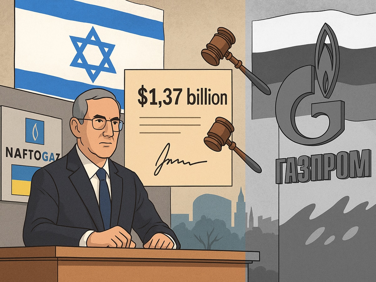 Арбитр из Израиля «добил» «Газпром»: Украина взыщет $1,3 млрд — а Израиль может арестовать активы по Нью-Йоркской конвенции НАновости новости Израиля 26 июня 2025