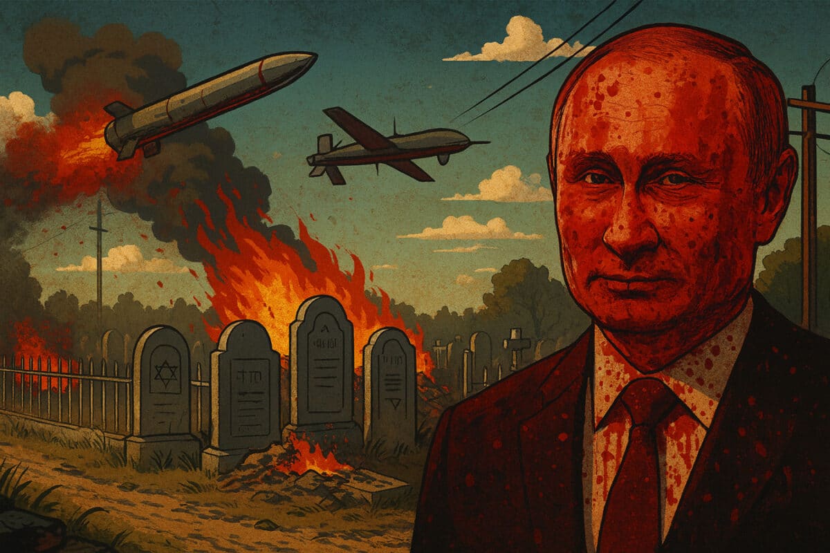 Российская ракета разрушила еврейское кладбище Первомайска (город в Николаевской области Украины) - 19 августа 2025