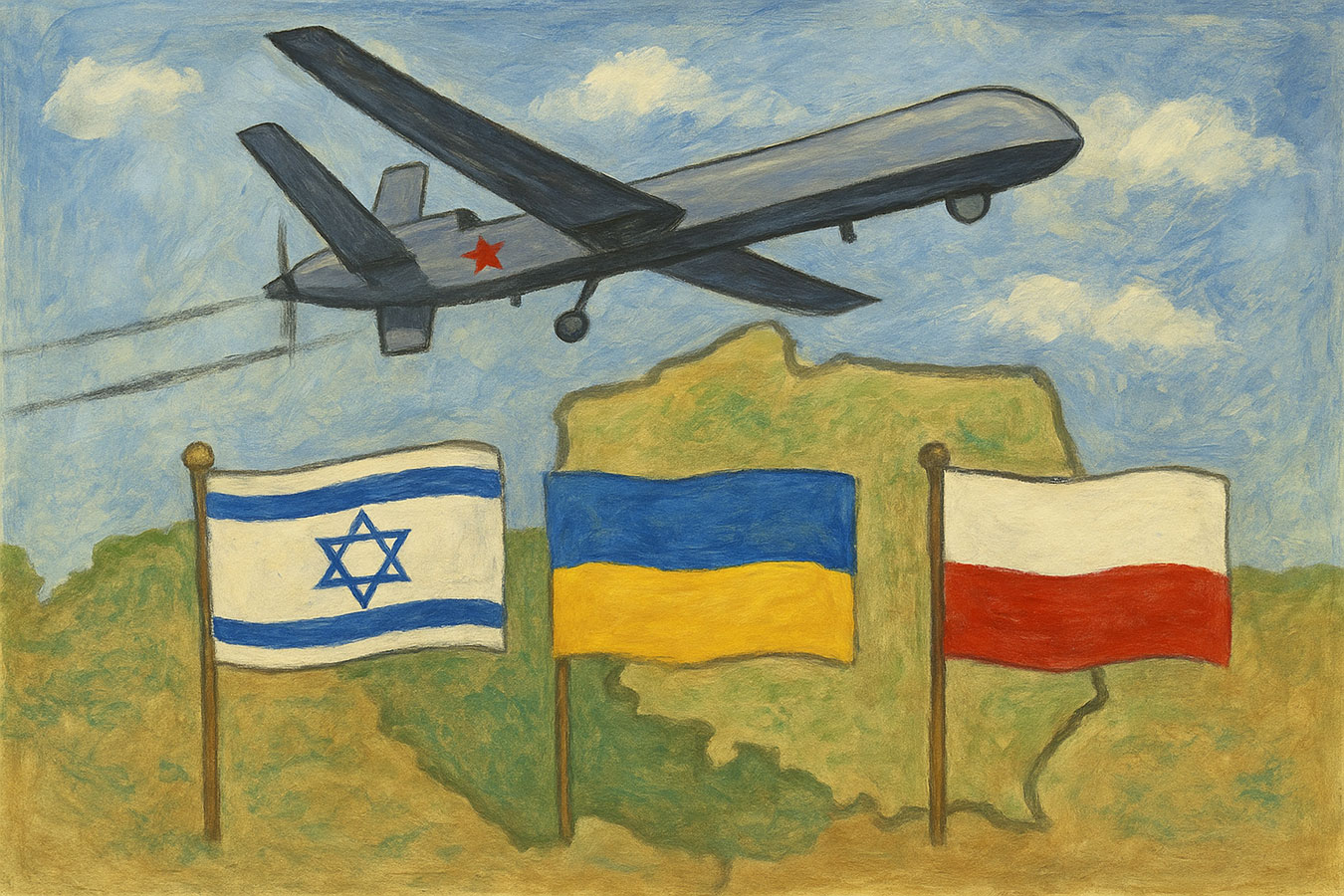 Польский еврейский форум: дроны Москвы иллюстрируют общую угрозу для Польши, Израиля и Украины