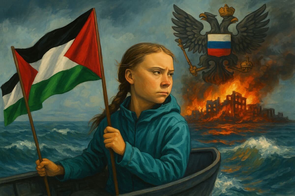 Почему флотилии идут в Газу, но не в оккупированный украинский Мариуполь: вторая депортация Греты Тунберг и политика “гуманитарного шоу”