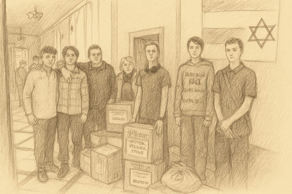 Еврейский лицей Черновцов отправил помощь украинским военнослужащим на Покровское направление