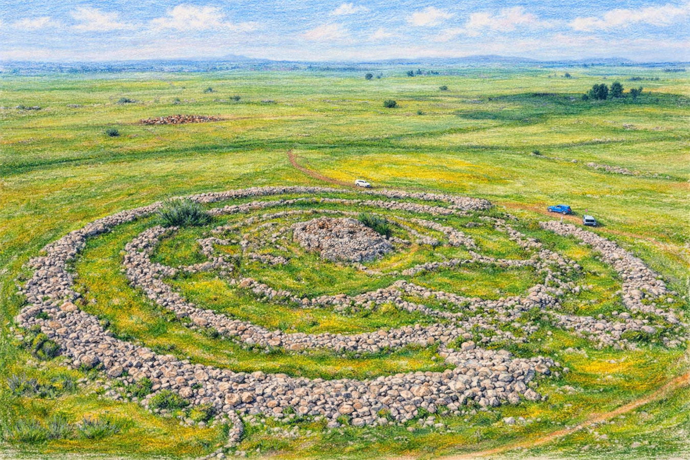 Израильский «Стоунхендж» на Голанах: что на самом деле известно о Гильгаль Рефаим