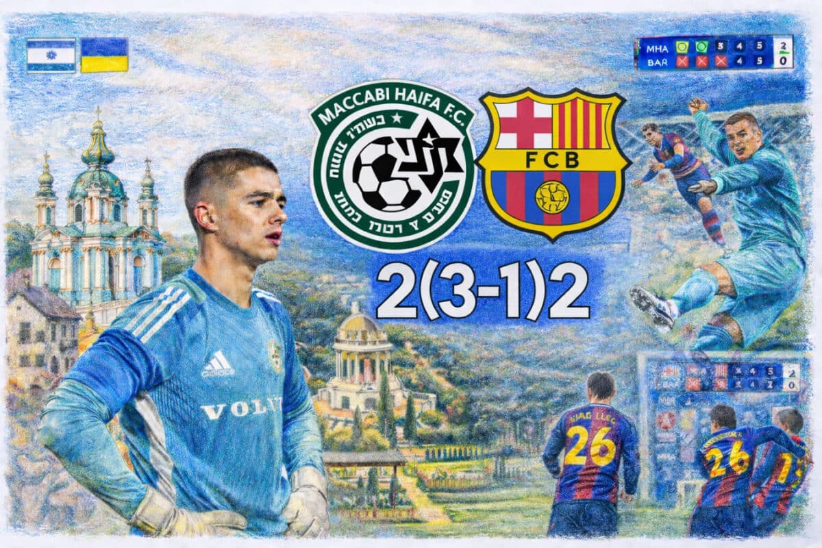 Путь из Киева в Хайфу: Марк Голенков — воспитанник киевского детского футбола, герой победы «Маккаби» Хайфа U19 над «Барселоной» в Юношеской лиге УЕФА