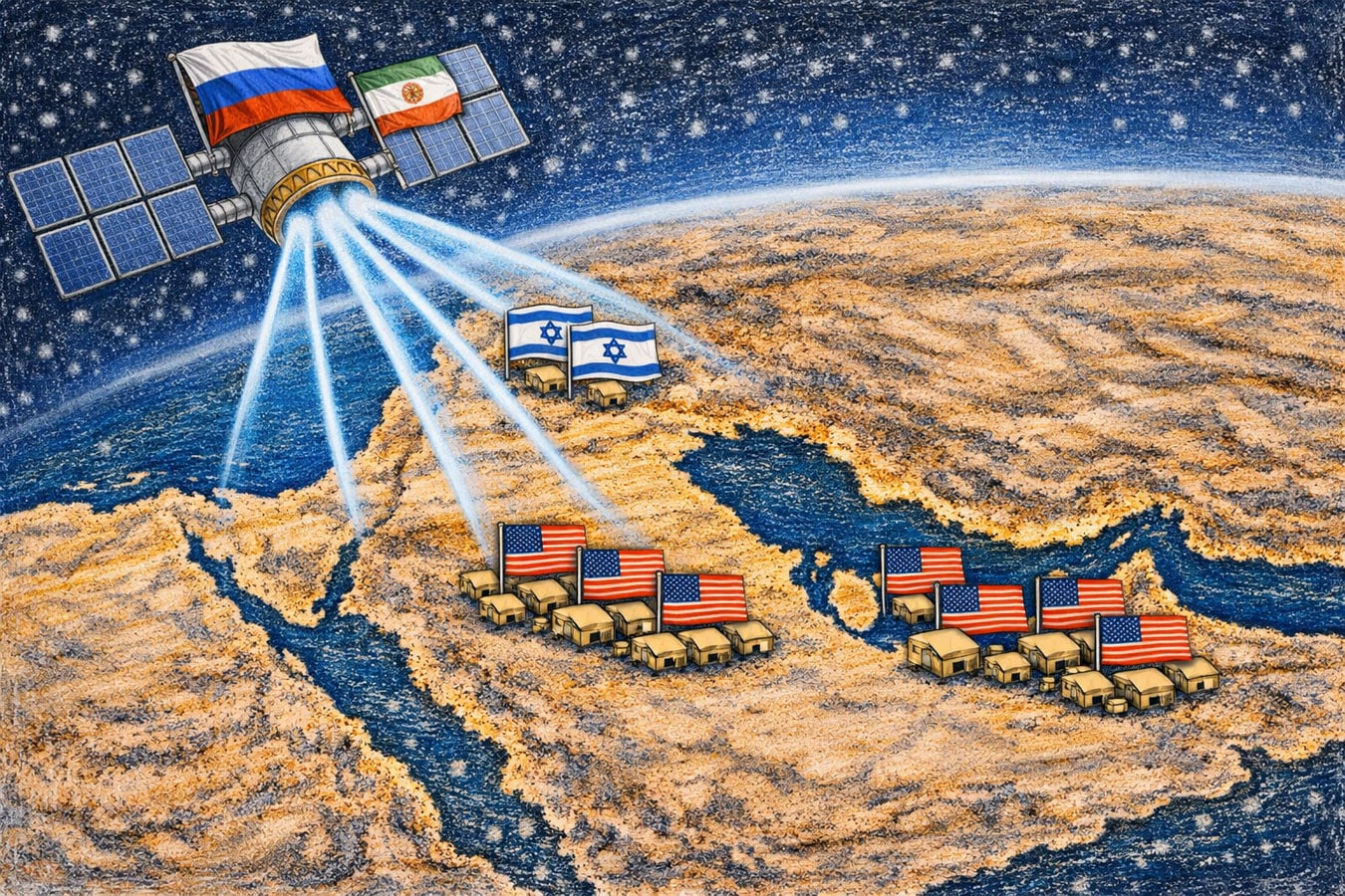 "Российские спутники для Ирана в последние дни снимали американские, британские и ближневосточные объекты" - Зеленский