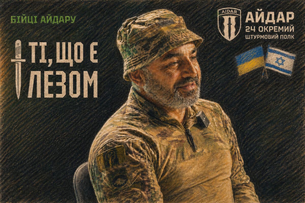 «Позывной «Еврей». Гражданин Израиля с 2014 года воюет за Независимость Украины» / 24 ОШП «Айдар» - Новости Израиля