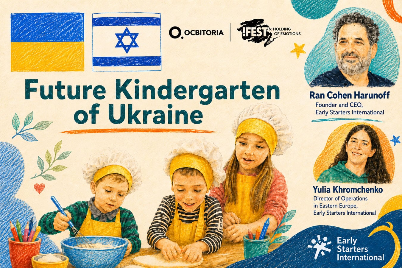 "Детский сад будущего Украины": как израильский опыт поможет украинским детям расти во время войны