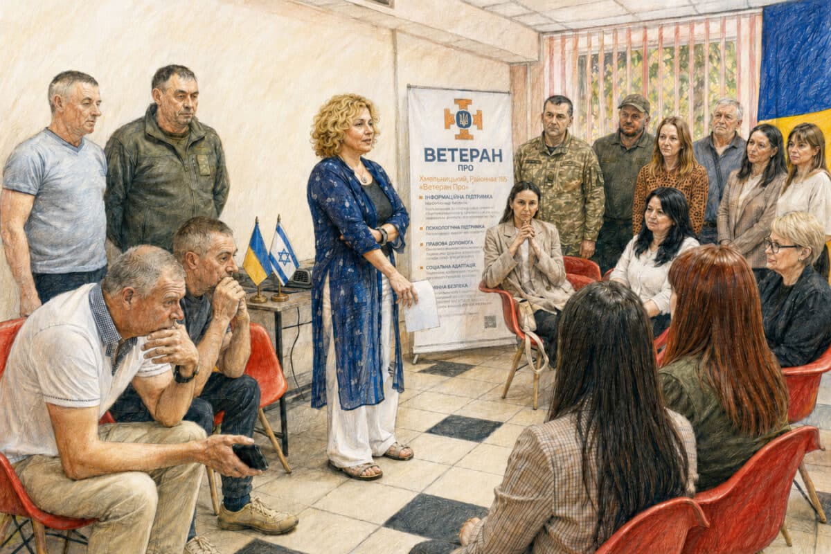 Израильский опыт работы с семьями павших военных для Украины: офицер групп оповещения Зои Север встретилась с украинскими специалистами в Хмельницком