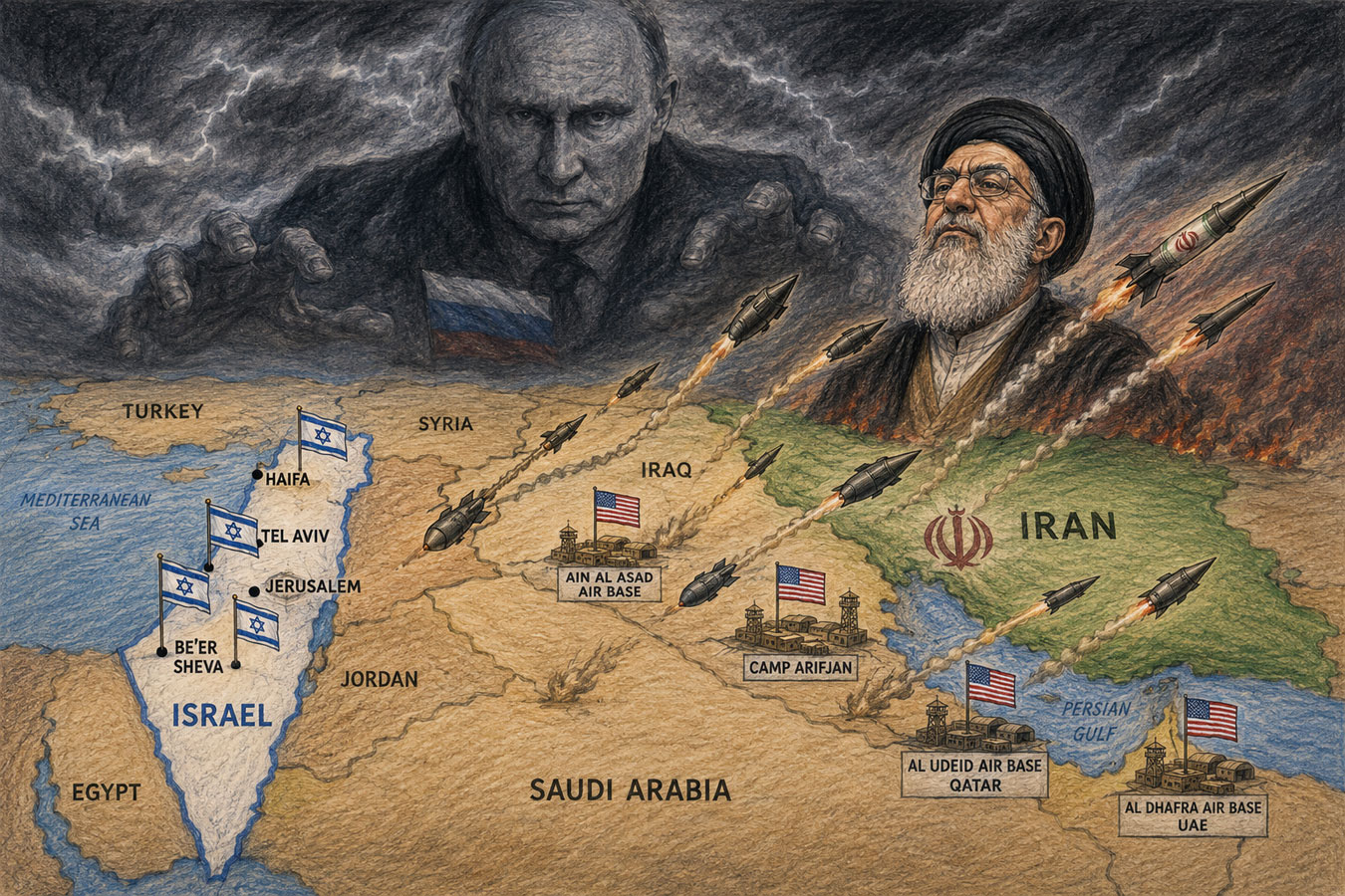 Иран и Россия: как война в Украине стала полигоном будущей войны против Израиля и США