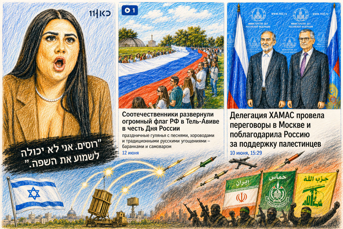 Это «расизм» или «поддержка русскими всех врагов Израиля»? Что начинает доходить до израильского общества, пока правительство этого «не замечает»: скандал Долев Коэн на Kan 11
