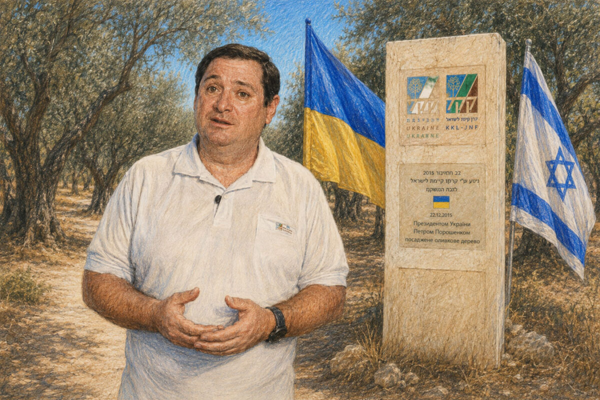 Из леса «Украина» в израильском Негеве: уроженец Харькова Игаль Ясинов, директор ЕНФ-ККЛ Евразия, поздравил Украину с Днём Независимости