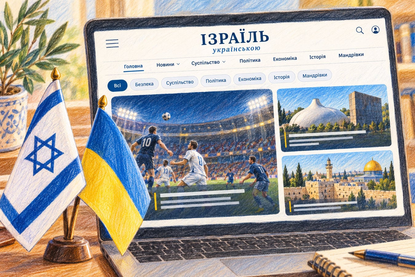 "Ізраїль українською": новый информационный портал рассказывает об Израиле на украинском языке